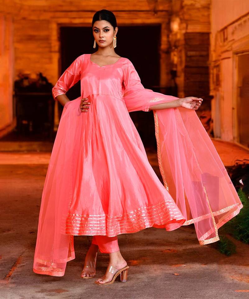 Kasmira uppada silk suit set