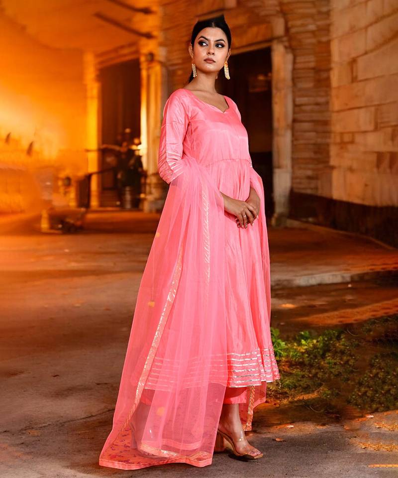 Kasmira uppada silk suit set