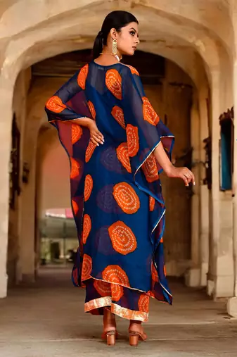 Darshana chiffon kaftan set
