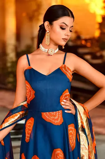 Shriji  chiffon suit set