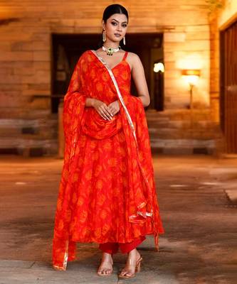Rohini chiffon suit set 1