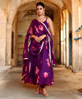 Keshavi chiffon suit set 1