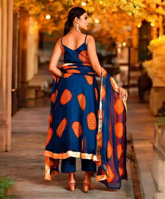Shriji  chiffon suit set 4