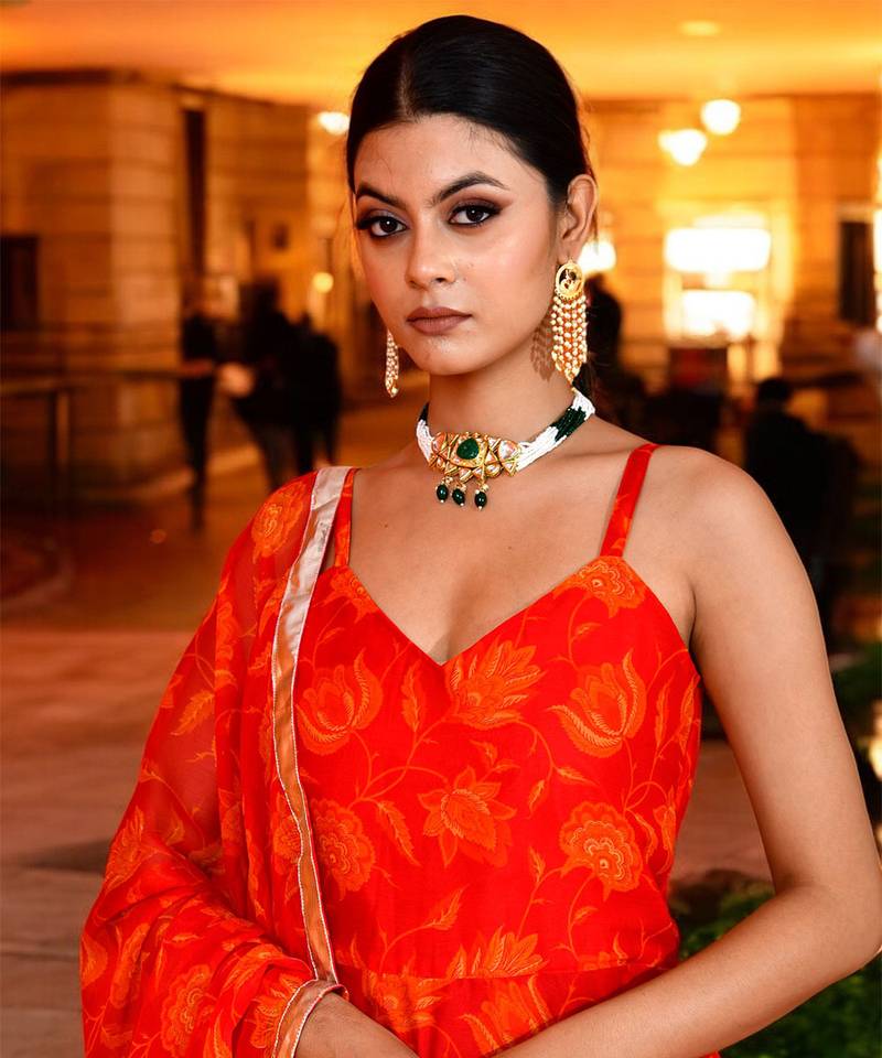 Rohini chiffon suit set