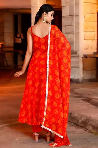 Rohini chiffon suit set