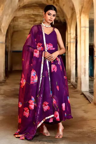Keshavi chiffon suit set