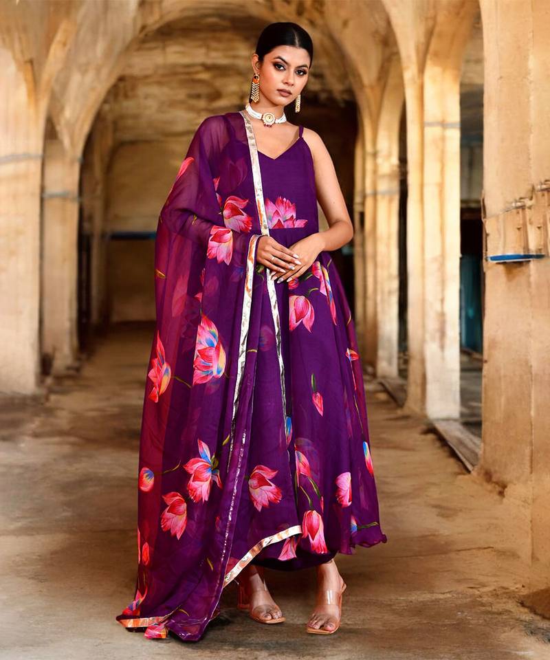 Keshavi chiffon suit set