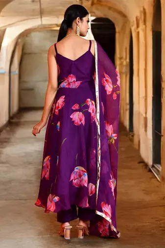 Keshavi chiffon suit set