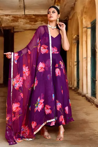 Keshavi chiffon suit set