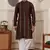 Multy modal silk fabric partywear wevon graceful kurta payjama for men
