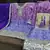 Light purple & blue green bandhani embroidered suits free size - upto 42