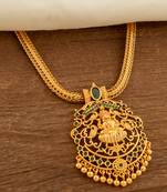 Laxmi pendant necklace one gram gold