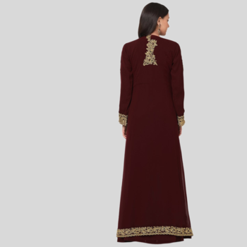 BROWN KAFTAN  NEW ABAYA DRESS FOR WEDDING 2