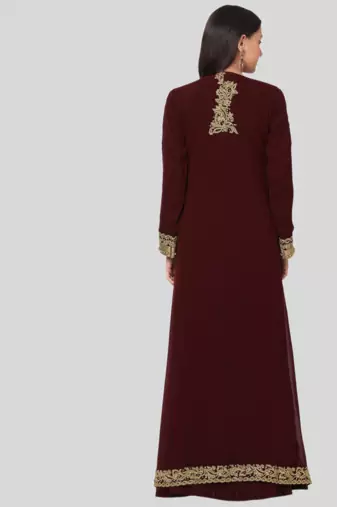 BROWN KAFTAN  NEW ABAYA DRESS FOR WEDDING