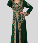 GREEN KAFTAN  NEW ABAYA DRESS FOR WEDDING