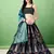 Multi Woven Silk Lehenga Choli With Dupatta