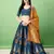 Multi Woven Silk Lehenga Choli With Dupatta