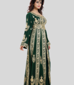 GREEN KAFTAN  NEW ABAYA DRESS FOR WEDDING