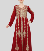 RED KAFTAN  NEW ABAYA DRESS FOR WEDDING