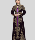 PURPLE KAFTAN  NEW ABAYA DRESS FOR WEDDING