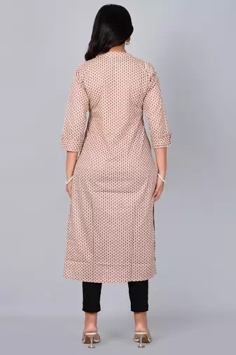  stand coller kurta with mirror work