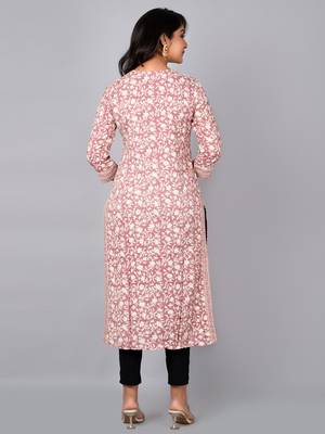  straight kurta with embroidery work 3