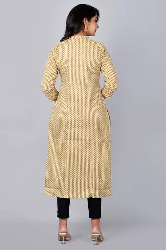  satnd coller kurta with mirror work