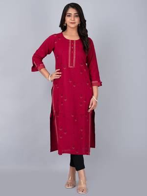  block print with straight kurta 1