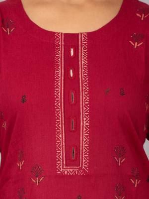  block print with straight kurta 4