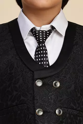 Black 3 piece suit set for boys // western wear