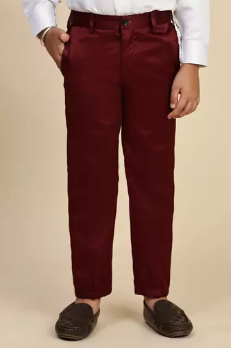 Maroon 3 piece suit set for boys // western wear