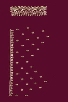 Wine designer zari sequence embroidery work silk saree 3