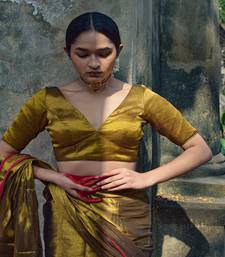 Gold Designer Tissue Blouse