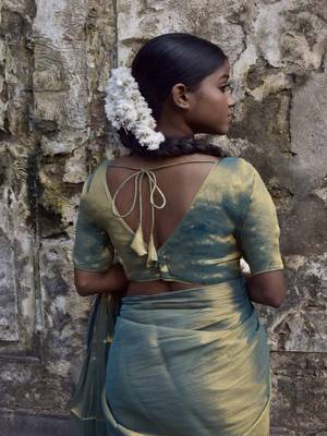 Sea Green Tissue Blouse 2