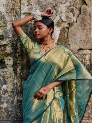 Sea Green Tissue Blouse 3