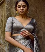 Silver Tissue Blouse