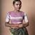 Lilac Tissue Designer Blouse