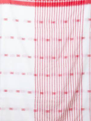 Puku pure cotton handloom saree with running blouse fabric 4
