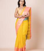 Puku pure cotton tant tangail saree with zari work without blouse fabric