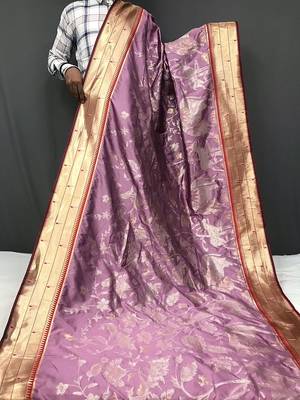 Soft Paithani Silk Saree,Traditional Design Patterns Saree 3