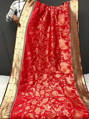 Soft Paithani Silk Saree,Traditional Design Patterns Saree 3