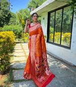 Soft Paithani Silk Saree,Traditional Design Patterns Saree