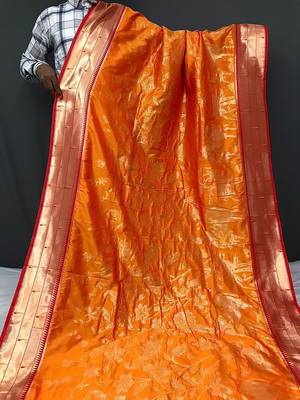 Soft Paithani Silk Saree,Traditional Design Patterns Saree 4