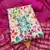 Magenta Cotton Hand Work Unstitched Dress Material