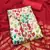 Red Cotton Hand Work Unstitched Dress Material