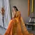 Original Tissue Silk Sarees Having Mango Border Having Chit Pallu With Jhalar Saree