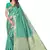 Green kota lichi golden zari ethnic motif banarasi contemporary woven design saree with running blouse piece
