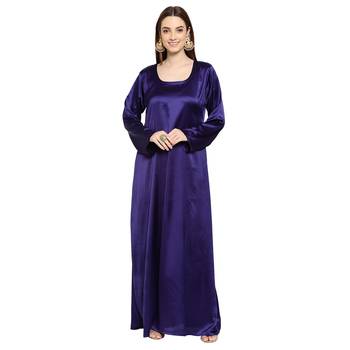 PURPLE / BLACK KAFTAN  NEW ABAYA DRESS FOR WEDDING 2
