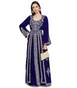 NEW ROYAL-BLUE KAFTAN  NEW ABAYA DRESS FOR WEDDING