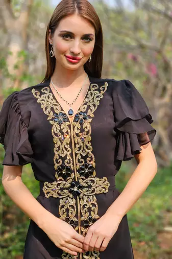 BIACK KAFTAN  NEW ABAYA DRESS FOR WEDDING